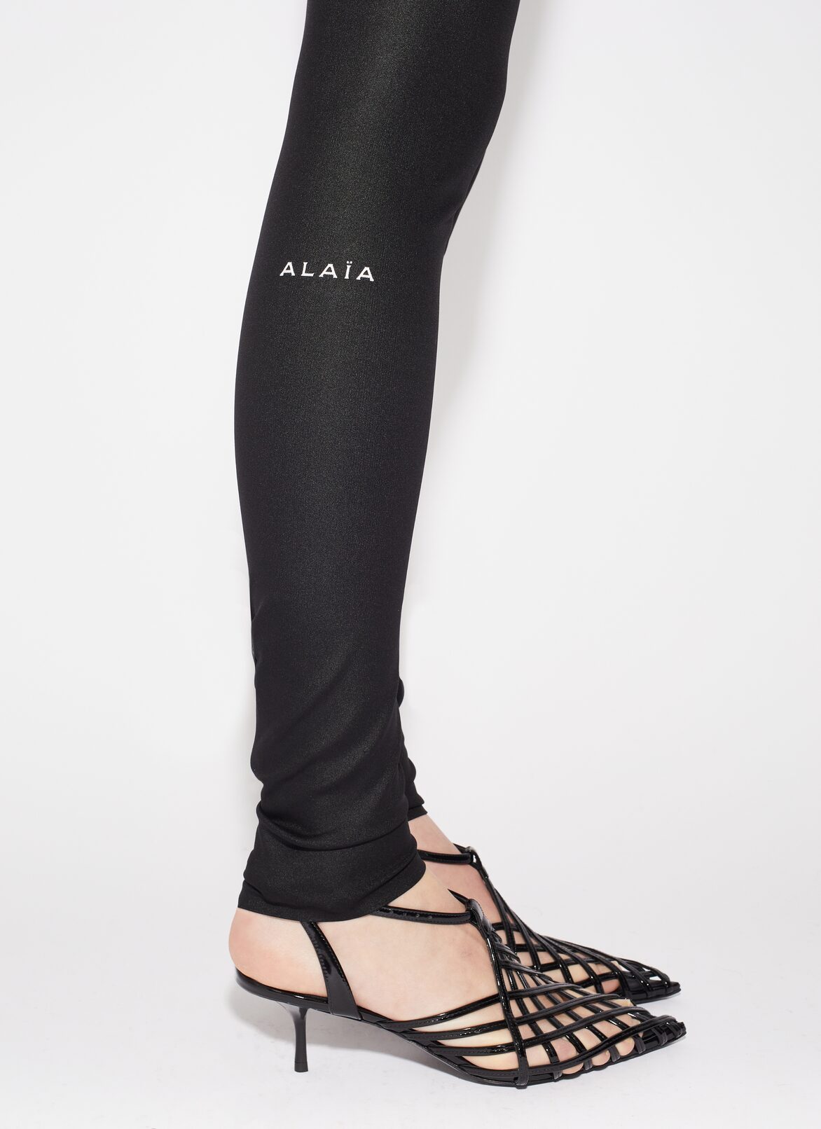Sculpting jersey legging ALAÏA BLACK SCULPTING JERSEY LEGGING